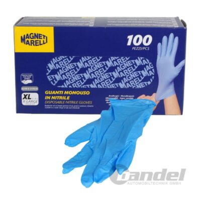 Magneti Marelli nitrilne radne rukavice plave XL, bez pudera