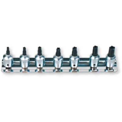 Berner 168679 set nasadnih ključeva 5-krakih s rupom 1/4", TS10–TS40