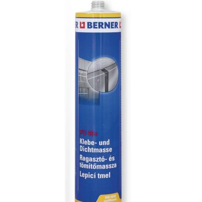 Berner 244747 PU diht masa 40+ crna, kartuša