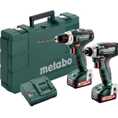 Metabo Combo Set 2.7.1 12 V: bušilica PowerMaxx BS 12 i udarni odvijač SSD 12, 2 x 2,0 Ah