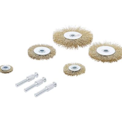 BGS 50908 set čeličnih četki za bušilicu Ø 25–75 mm, 8 dijelova