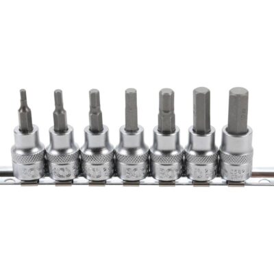 BGS 5107 set nasadnih imbus nastavaka 3/8", 3–10 mm, na šini