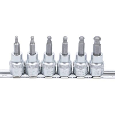 BGS 5109 set nasadnih imbusa s kuglastom glavom 3/8", 3–8 mm