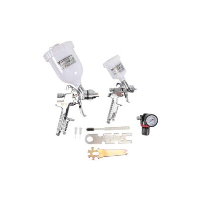 BGS 8381 set pištolja za lakiranje HVLP 0,8 i 1,3 mm s regulatorom