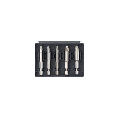 Kraftmann 50410 set za vađenje oštećenih vijaka, 5 dijelova, 6–12 mm