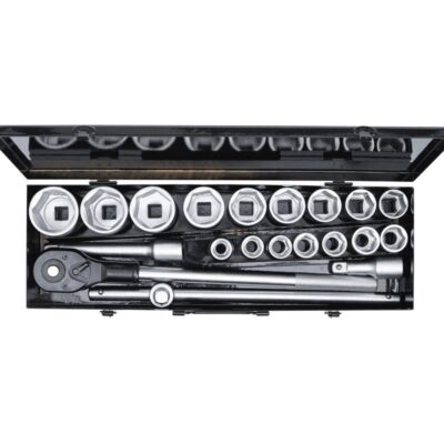 BGS 15113 set nasadnih ključeva 3/4" 19–50 mm, 20 dijelova, metalno kućište