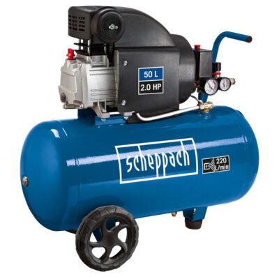 Scheppach HC54 kompresor 50 l, 1500 W, 8 bar, s reduktorom pritiska