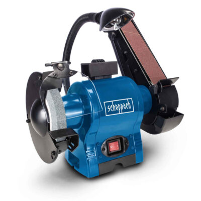 Scheppach BGS700 kombinovana brusilica: kamen 150 mm i traka 50 × 686 mm