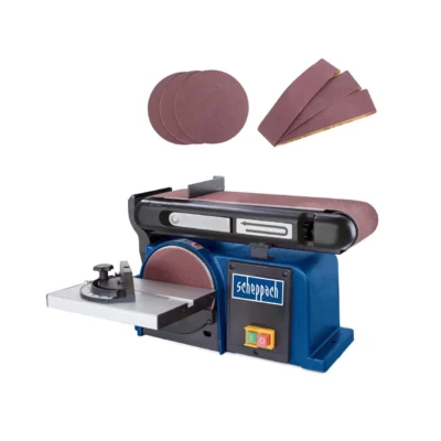 Scheppach BTS900 stolna tračna i disk brusilica 370 W, disk 150 mm