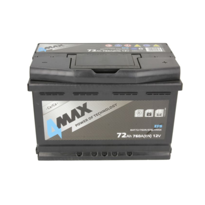 4MAX 72Ah 760A D+ EFB start-stop akumulator 12 V
