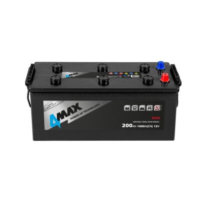 4MAX SHD 200Ah 1000A L+ pokretački akumulator za teretna vozila