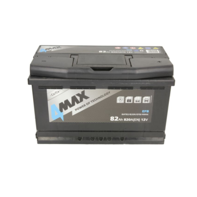 4MAX 82Ah 820A D+ EFB start-stop akumulator 12 V