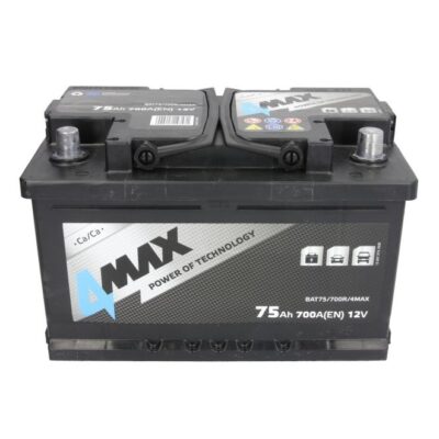 4MAX 75Ah 700A D+ pokretački akumulator 12 V
