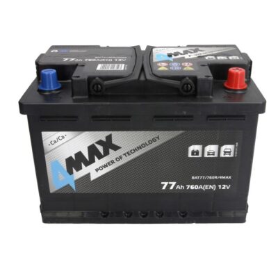 4MAX 77Ah 760A D+ pokretački akumulator 12 V