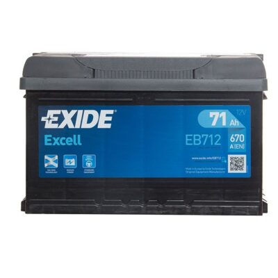 Exide Excell 71Ah 670A pokretački akumulator 12V