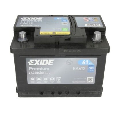 Exide Premium 61Ah 600A pokretački akumulator 12V
