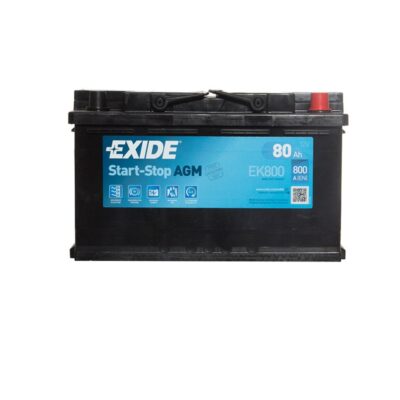 Exide 80Ah 800A AGM start-stop akumulator 12V