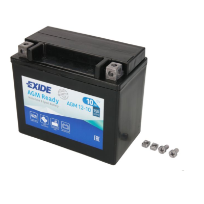 Exide 12V 10Ah 150A D+ AGM akumulator za motocikl