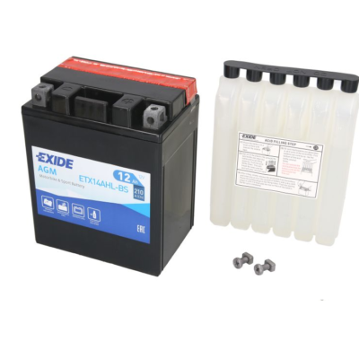 Exide 12V 12Ah 210A D+ AGM akumulator za motocikl