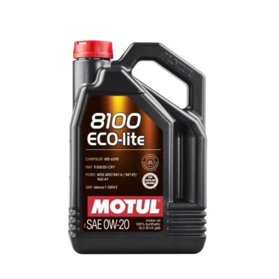 MOTUL 8100 Eco-lite 0W20 sintetičko motorno ulje, 5 l