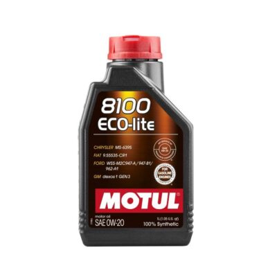 MOTUL 8100 Eco-lite 0W20 sintetičko motorno ulje, 1 l