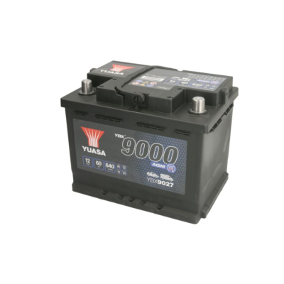 Yuasa YBX9027 60Ah 640A D+ AGM akumulator 12V