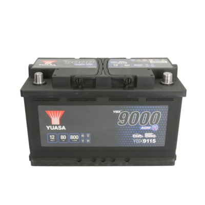 Yuasa ybx9115 80Ah 800A D+ AGM start-stop akumulator