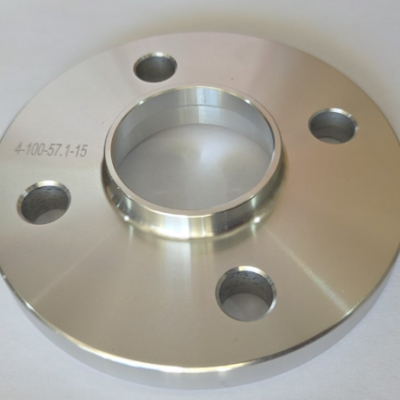 Aluminijumski distancer točka 4x100, otvor 57,1 mm, debljina 10 mm