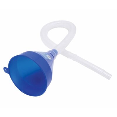 SATRA S-90166 plastični lijevak s fleksibilnim crijevom, Ø 80 mm