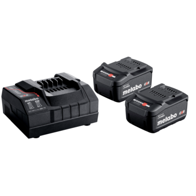 Metabo set 2 baterije 18 V 4,0 Ah Li-Ion i punjač ASC 72