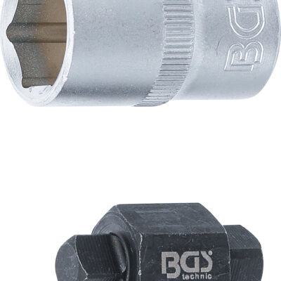BGS 8991 ključ za čep kartera, četvrtasti 8 i 10 mm, prihvat 1/2"
