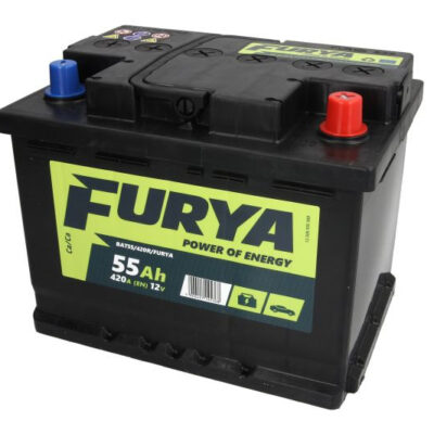 Furya 55Ah 420A D+ pokretački akumulator