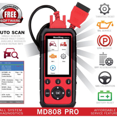 Autel dijagnostički uređaj MaxiDiag MD808 Pro