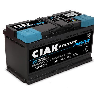 Ciak 95Ah 860A D+ AGM akumulator 12 V