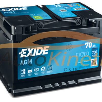 Exide 70Ah 760A AGM akumulator 12 V