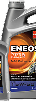 Eneos Max Performance 15W50 ulje za četverotaktne motore, 4 l