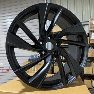 Alu felge 7,5x17 5x100 ET35, otvor 57,1 mm, mat crna, set 4 komada