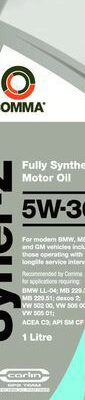 Comma Syner-Z 5W30 motorno ulje, 1 l