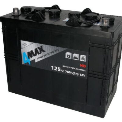 4MAX 125Ah 750A pokretački akumulator 12 V