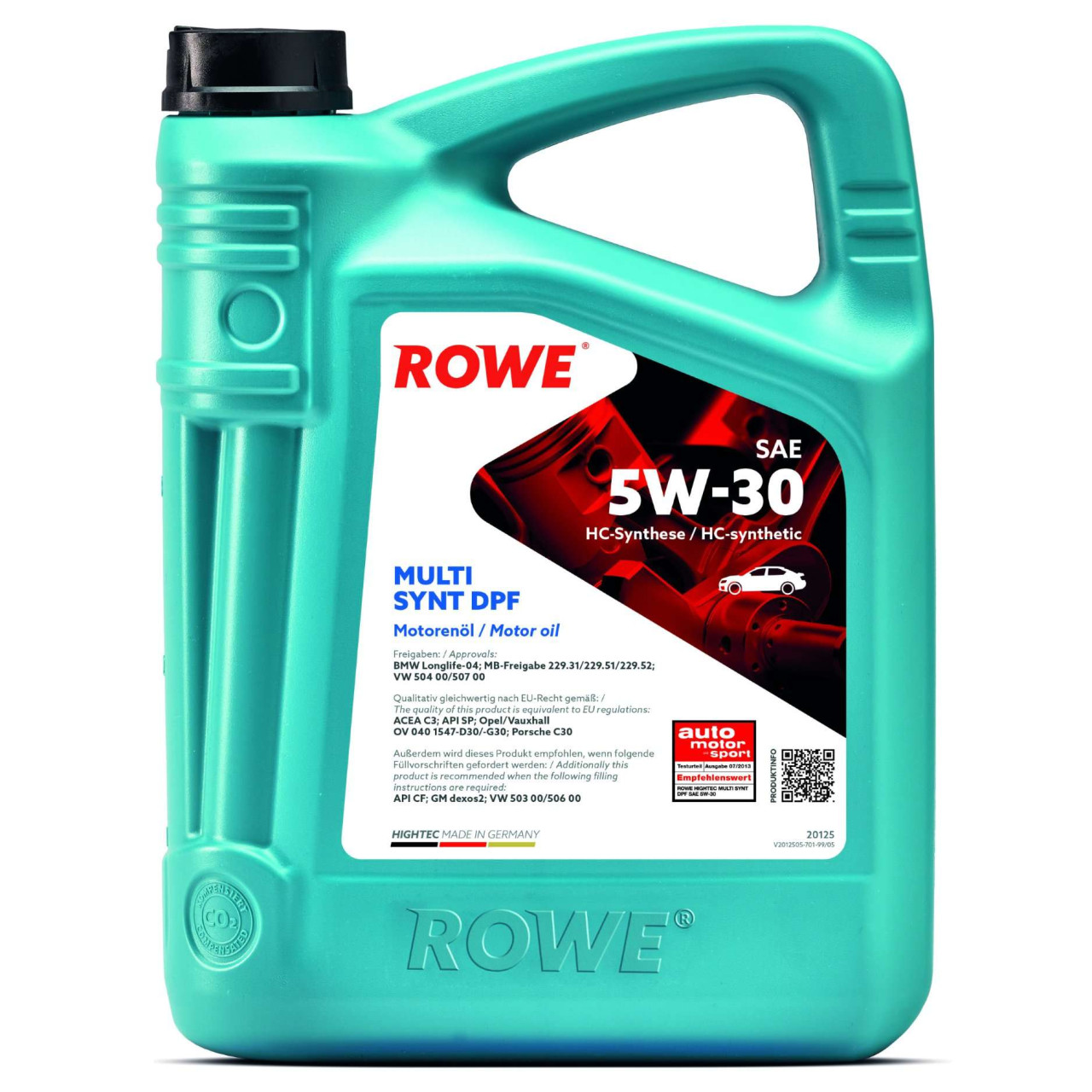 Rowe Multi Synt DPF 507.00 5W30 motorno ulje, 5 l