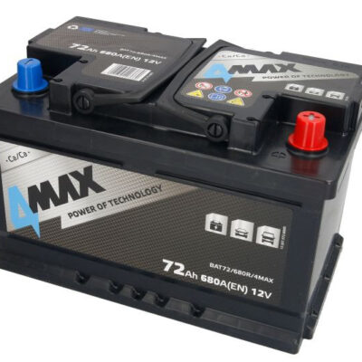 4MAX ( Standardni Polovi) 72Ah 680A D+ pokretački akumulator 12 V