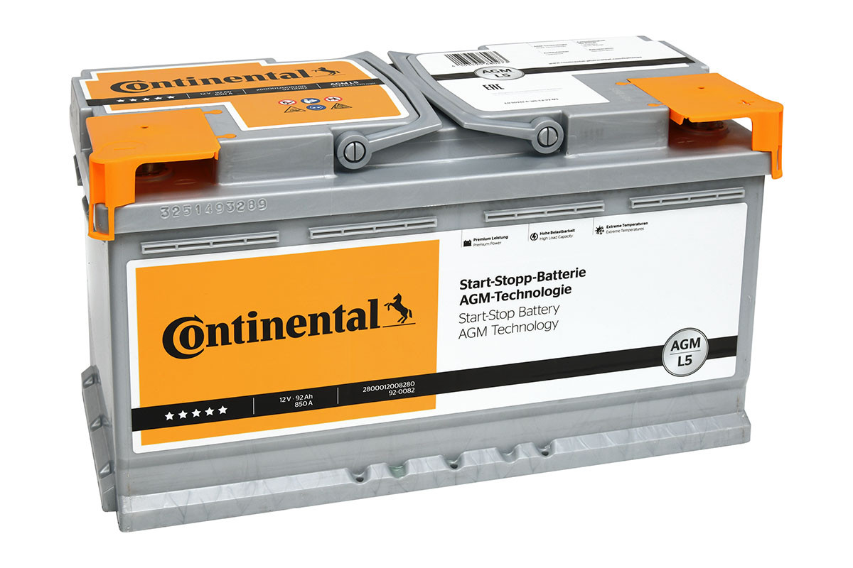 Continental 92Ah 85A AGM start-stop akumulator