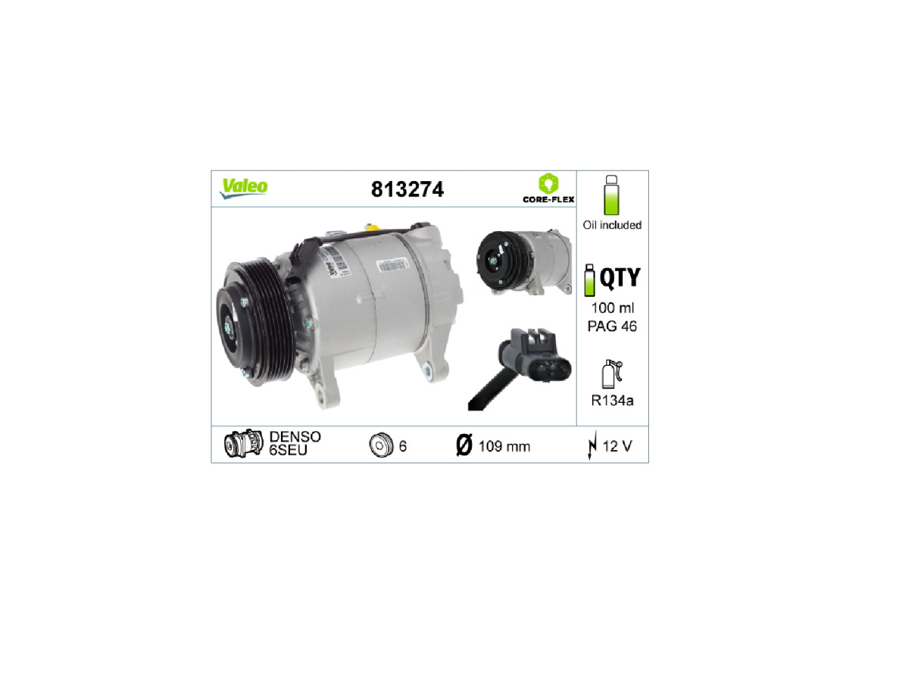 Valeo kompresor klime za BMW 5 F10 5 F11 5 G30 F90 5 G31