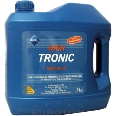 Aral High Tronic New 5W40 motorno ulje, 4 l