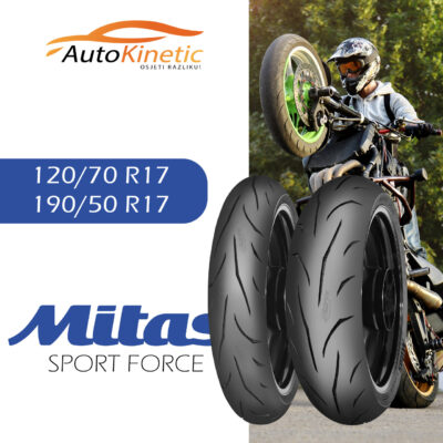 Mitas 190 50 17 Sport Force 120/70 R17 guma za motocikl