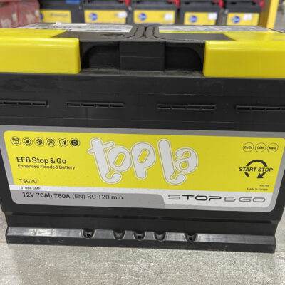 Topla 70Ah 760A EFB start-stop akumulator