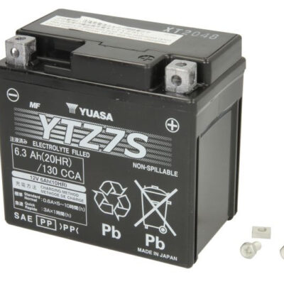 Yuasa 6,3Ah 130A D+ pokretački akumulator za motocikl 12 V